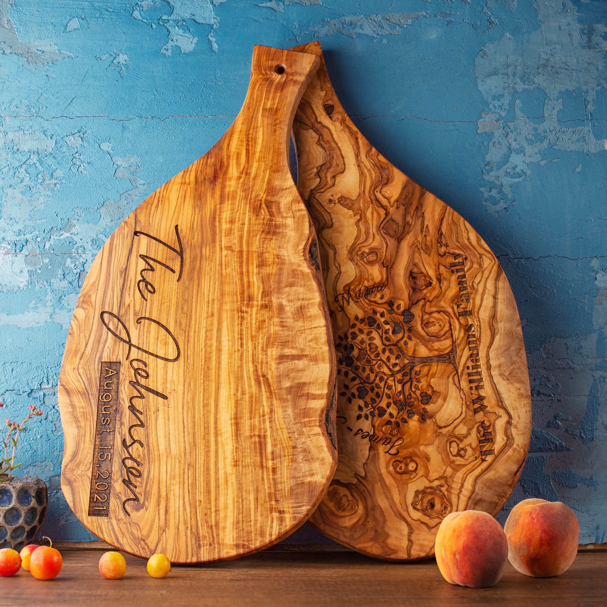 Olive Wood Cutting Board (12″) - Forest Decor