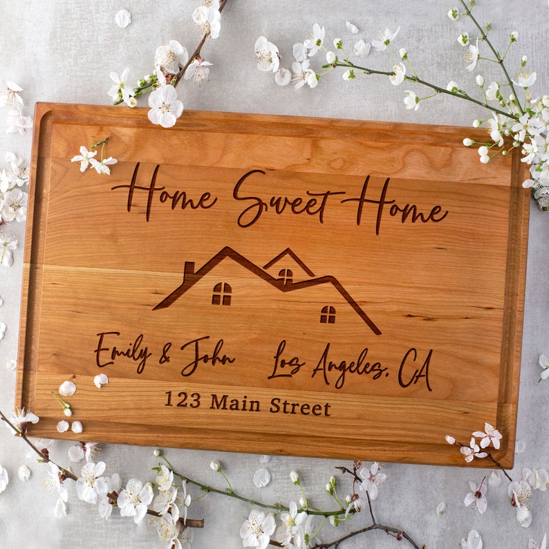 Closing Gift Cutting Board Custom Engraved Board Realtor Thank You Gifts for Realtors Client Realtor Marketing Gifts Custom Gift for Company image 5