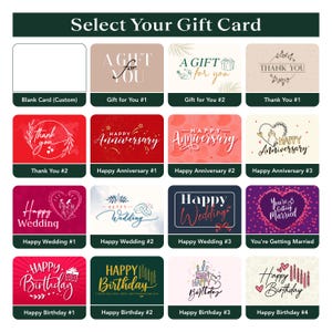 Personalized Gift Card Add-on – Custom Printed Note for Any Gift ...