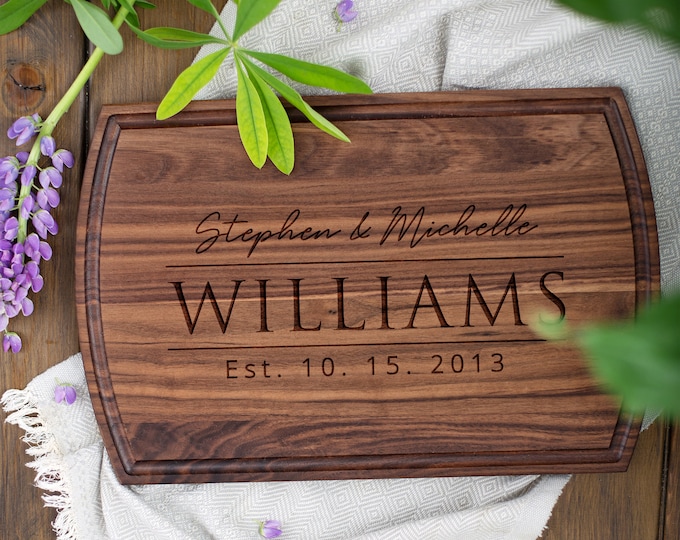 Personalized Cutting Board Cheese Board Wedding Gifts Personalized Gifts Custom Charcuterie Board Engraved Gift For Mom Personalized Gift