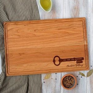 Custom Cutting Board Real Estate Closing Gifts New Home Housewarming Gift Home Sweet Home First Home Buyer New Home Cutting Board
