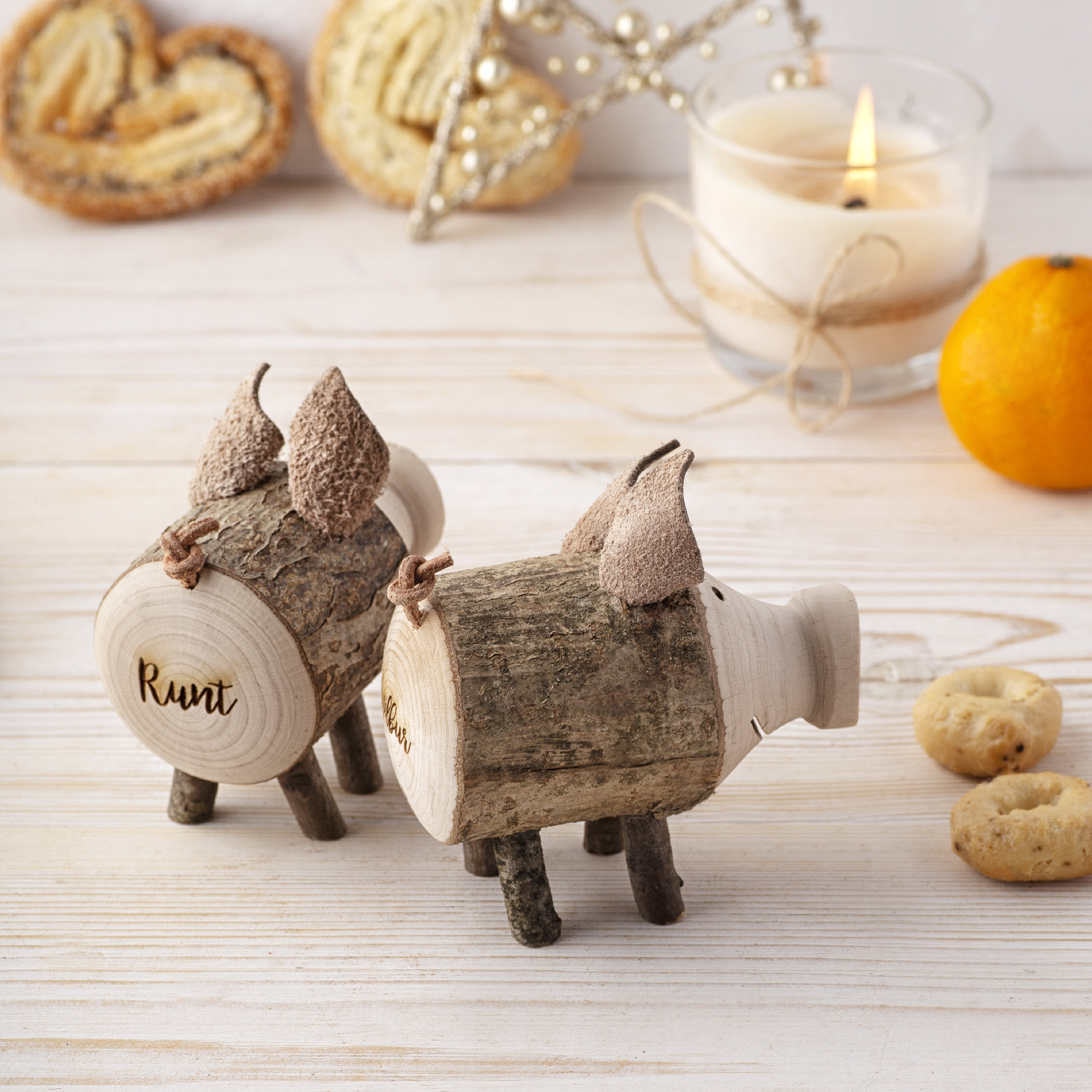 Personalized Pig Figurine, Pig Gifts, Cute Pig Decor, Cute Pig Ornament, Wooden Animal Figurines, Pig Collectibles, Pig Lover Gift
