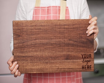 Personalized Cutting Board Corporate Gift – Logo Charcuterie Board, Employee Gift, Realtor Closing Gift, Client Appreciation, Business Gift