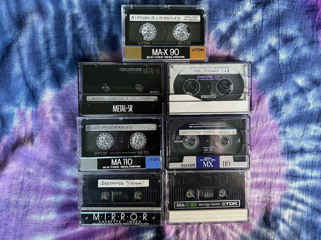 Metal Type IV Cassette Tapes for Highquality Recording, Previously