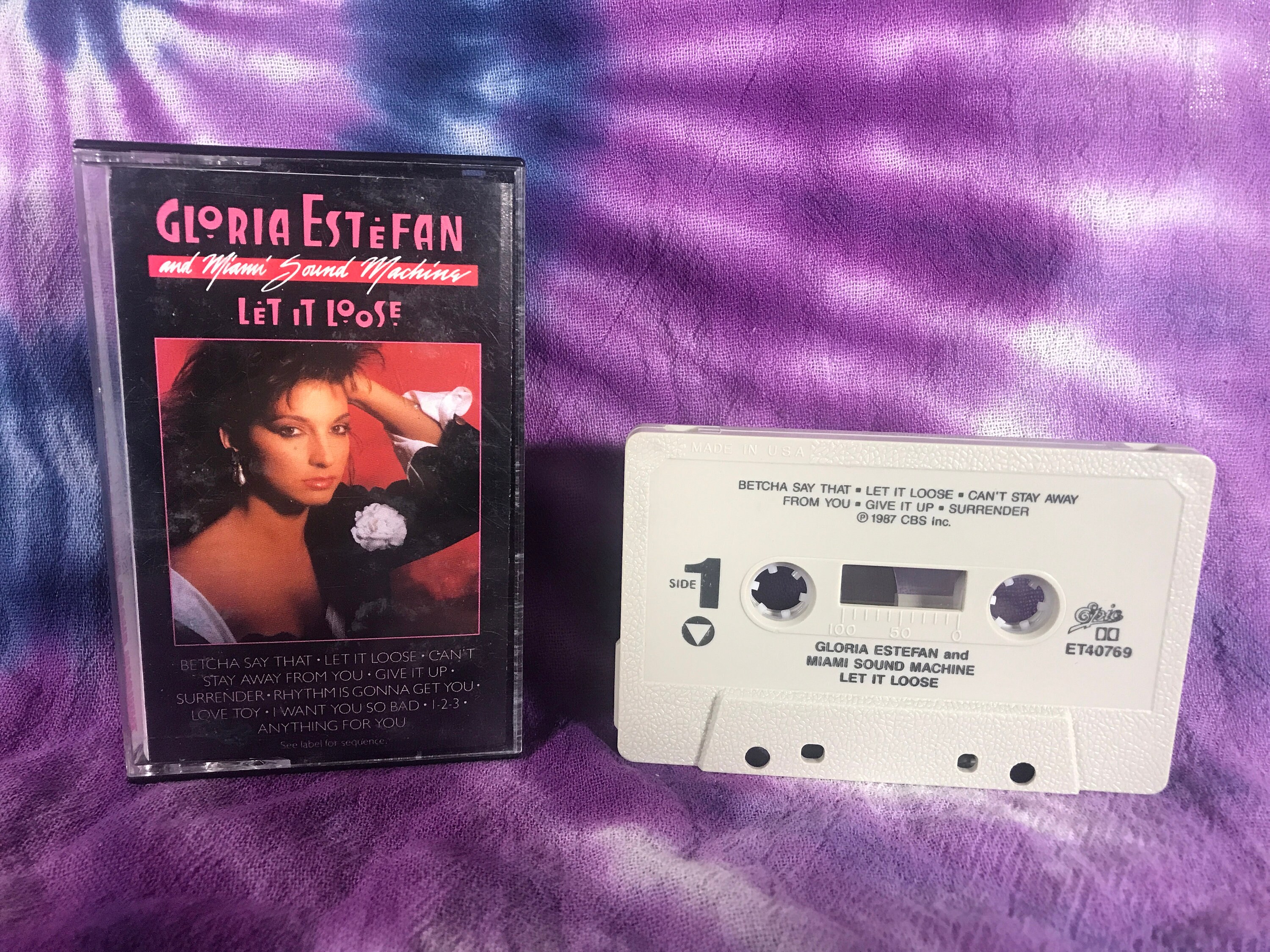 Gloria Estefan & Miami Sound Machine Let It Loose Cassette Etsy