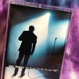 ジェリー・サインフェルド「I'm Telling You For the Last Time」カセットテープ、スタンドアップ・コメディ・スペシャル 1998 画像 3