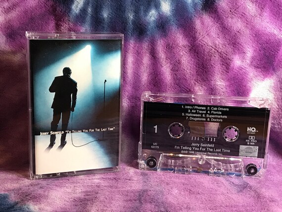 Jerry Seinfeld I'm Telling You For the Last Time Cassette Tape, Stand Up Comedy Special 1998