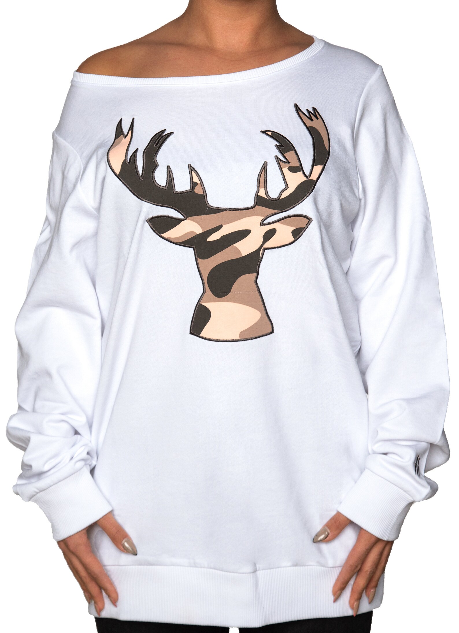 sweater with deer