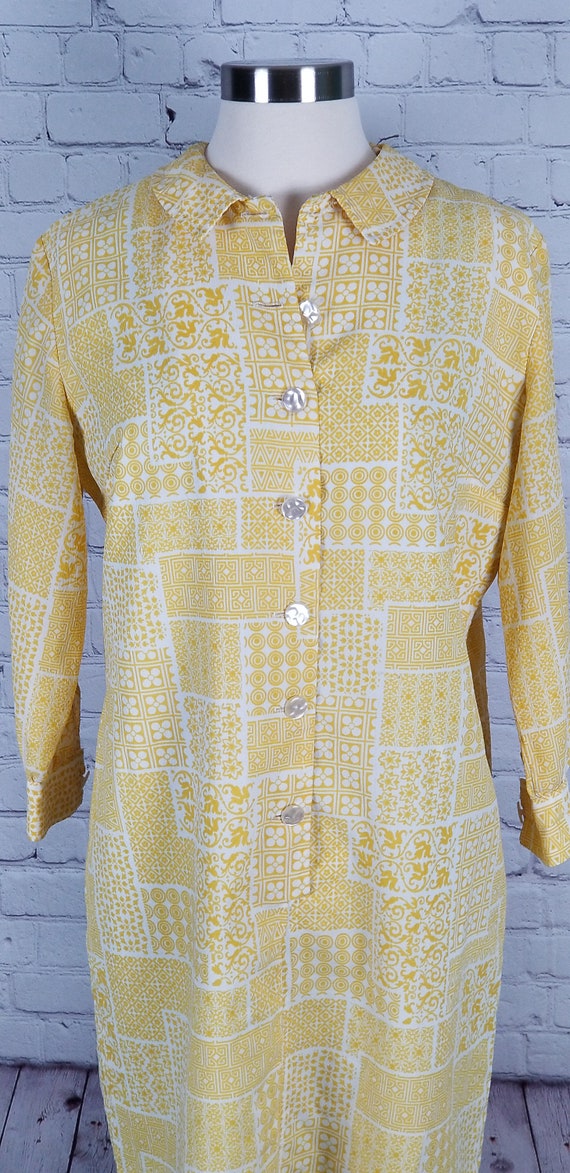 Bread and Butter Patchwork Shirt Dress - image 3