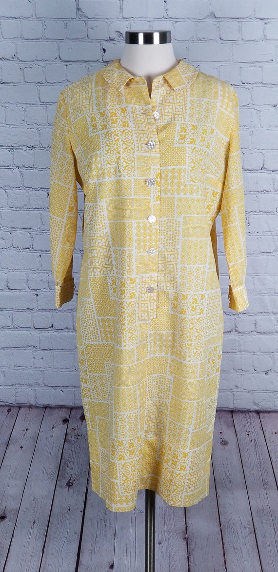 Bread and Butter Patchwork Shirt Dress - image 2