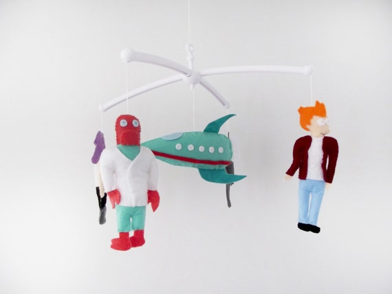Futurama Baby Mobile Crib Baby Mobile Cartoon Nursery Decor Etsy Futurama Baby Mobile Crib Baby Mobile Cartoon Nursery Decor Etsy