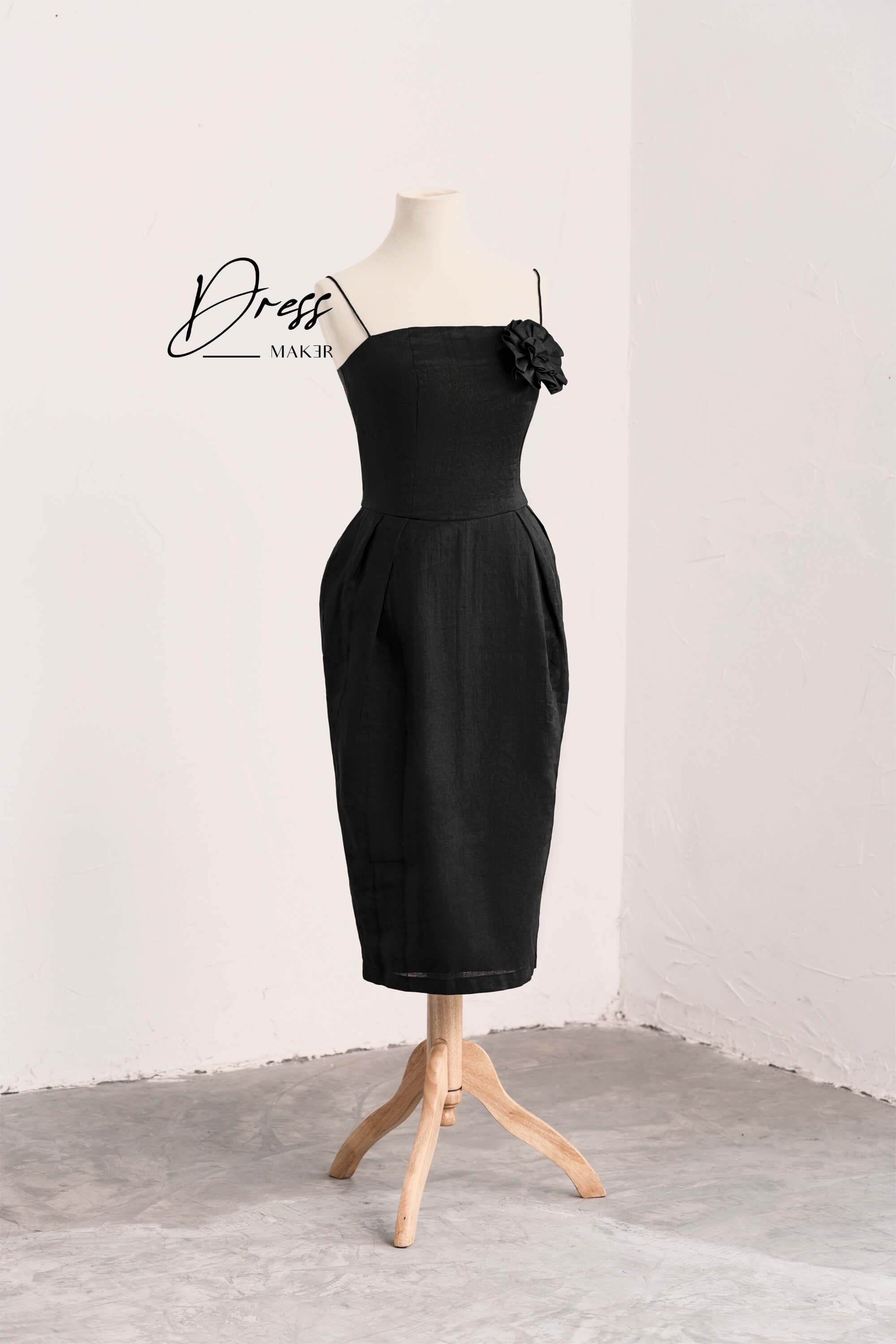 Pretty White Linen Cocktail Dress/Formal White Dress/Wedding Etsy