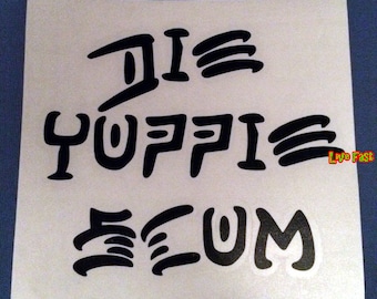 Die Yuppie Scum Sticker - Old School Punk Vinyl Decal