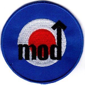 Mod Target Ring With Stones and Scooter and Union Jack Flag