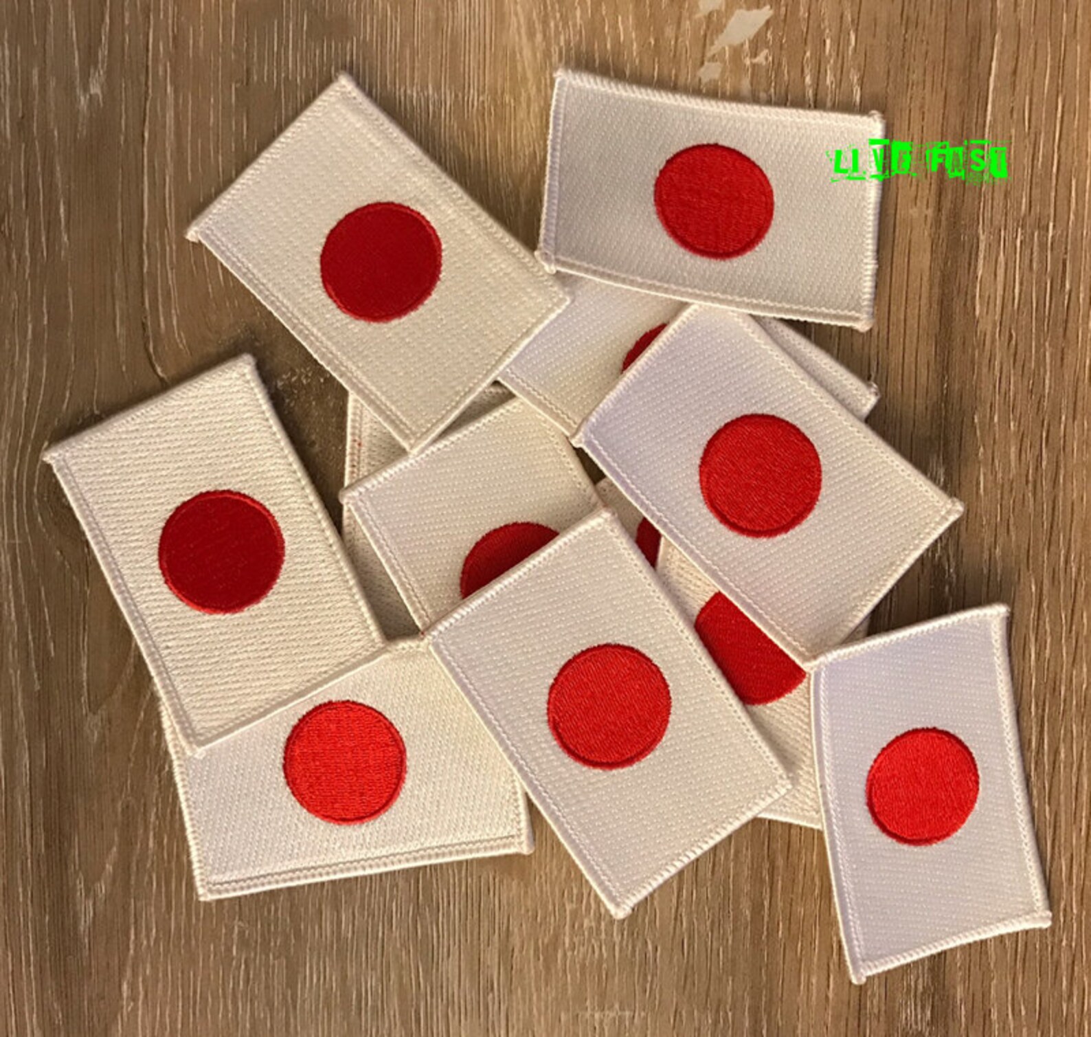 JAPAN FLAG PATCH Embroidered Lot 1 Dozen 12 Wholesale Patches Etsy