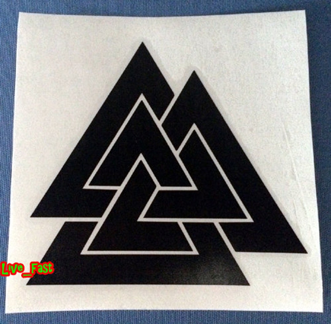 PROTECTION RUNE Vinyl Sticker Decal Asatru Odin Thor Gods Pagan Norse