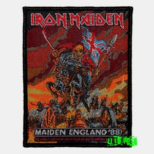 IRON MAIDEN - Maiden England 88 Patch Woven Officially licensed patches heavy metal hard rock music