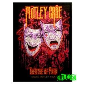 MOTLEY CRUE Allister Fiend Patch Woven glam rock hair metal official licensed