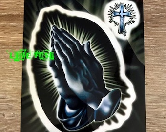 Sticker BIDDENDE HANDEN