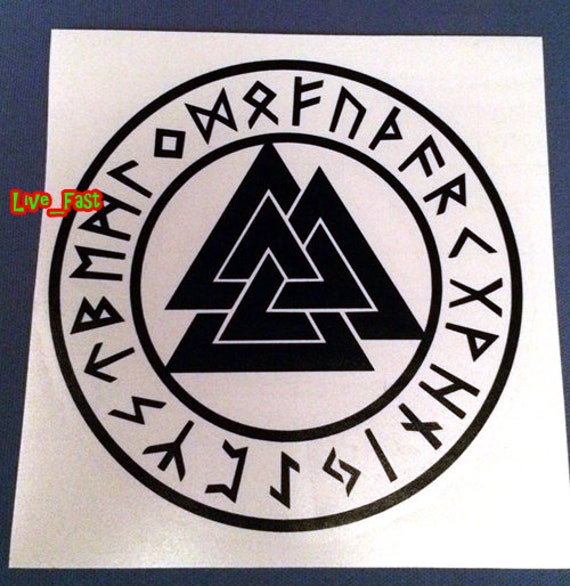 In Odin We Trust Thor Vikings Hammer Mjolnir Norse Celtic vinyl