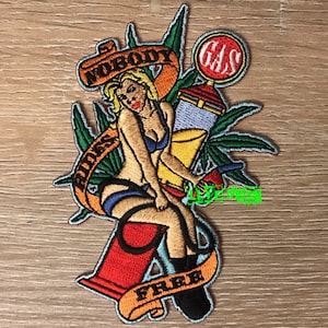 GAS GRASS or ASS Patch biker patches custom van vanner humor