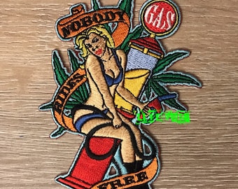 GAS GRASS or ASS Patch biker patches custom van vanner humor
