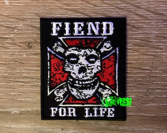 MISFITS Fiend For Life Patch danzig samhain plan 9 horror punk rock Officially Licensed