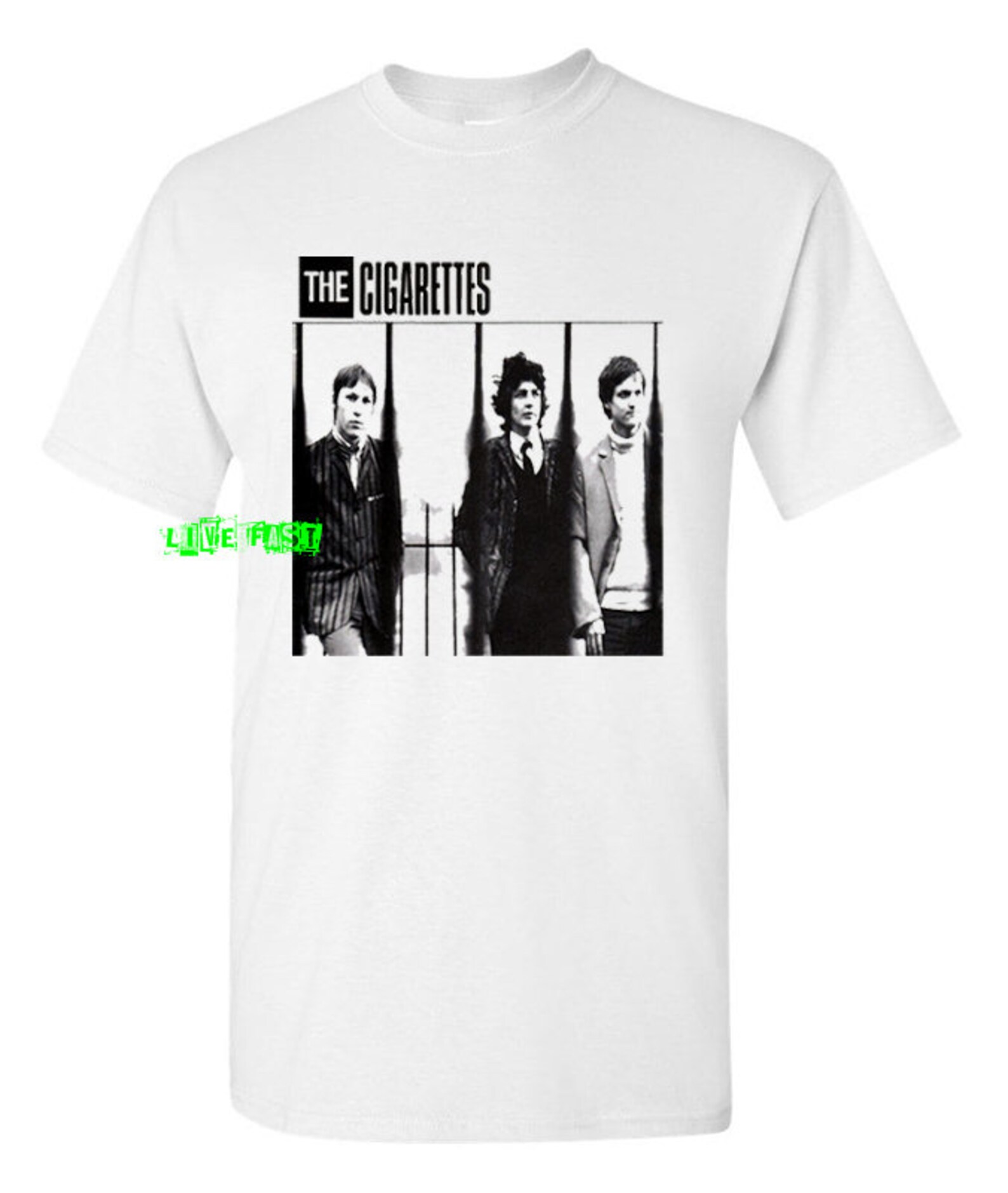 THE CIGARETTES Band T Shirt punk rock mod power pop uk | Etsy