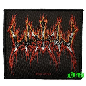 WATAIN BAND LOGO Patch Woven, Black Metal, Thrash Metal, Speed Metal, Official Licensed