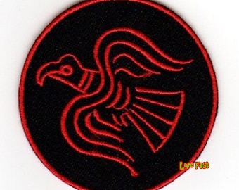 VIKING RAVEN RUNE Patch asatru thor tyr odin nordic runes pagan norse mythology