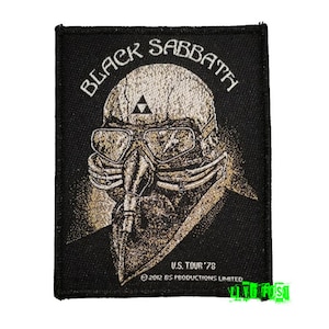 BLACK SABBATH Never Say Die Patch Woven Officially licensed band patches