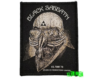 BLACK SABBATH Never Say Die Patch Woven Officially licensed band patches