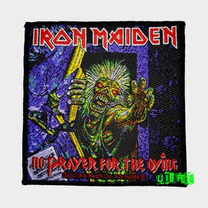 IRON MAIDEN - No Prayer For The Dying Patch Woven Officially licensed patches heavy metal hard rock music