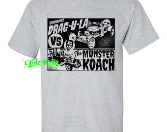 Vintage Drag Racing T-Shirt: 1960s Hot Rod Nostalgia
