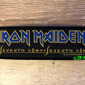 IRON MAIDEN Seventh Son... Patch Woven Officially licensed heavy metal music patches