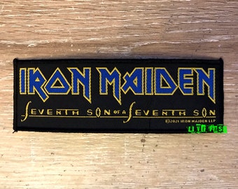 IRON MAIDEN Seventh Son... Patch Woven Officially licensed heavy metal music patches