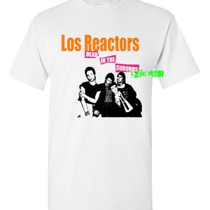 Los Reactors Dead in The Suburbs T Shirt joe christ healing faith obscure synth pop punk rock new wave