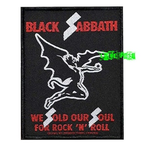 Vintage Black Sabbath Patch - Etsy