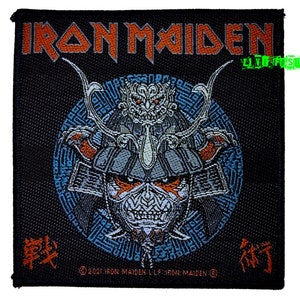 IRON MAIDEN SENJUTSU Patch Woven Officially licensed patches