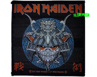 IRON MAIDEN SENJUTSU Patch Woven Officially licensed patches