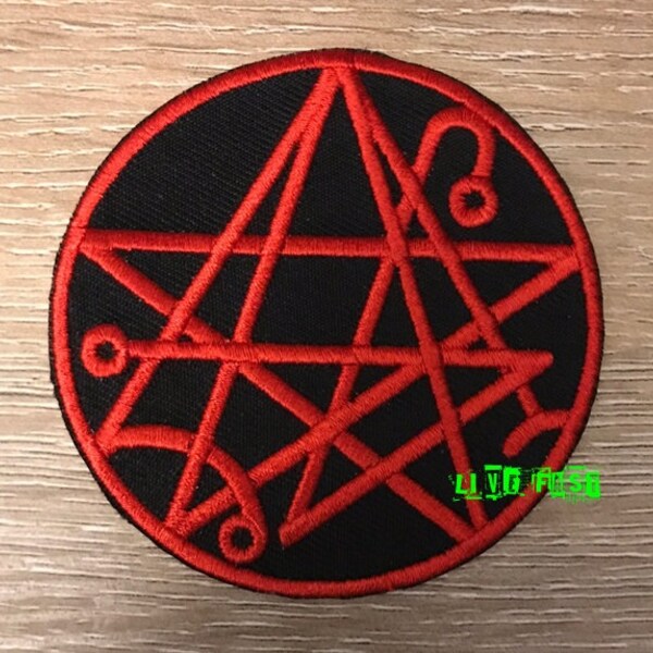 NECRONOMICON GATE SEAL Patch esoteric occult satanic symbols book of the dead