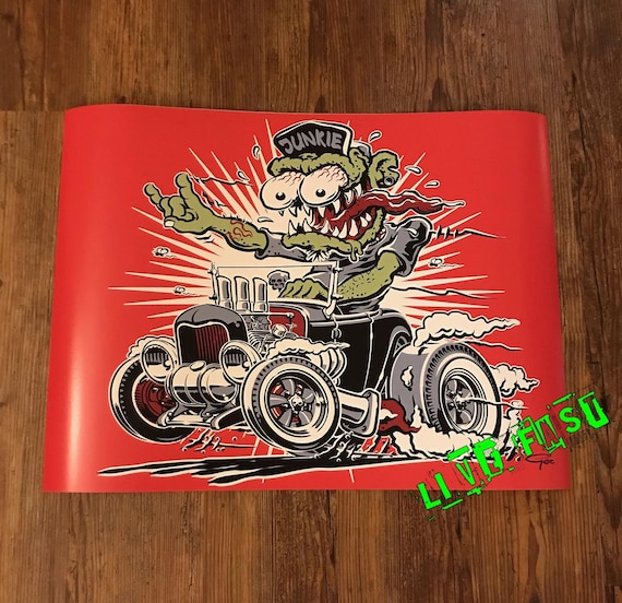 Rat Fink Art by Ed “Big Daddy” Roth Boss Mustang Vintage Poster 24