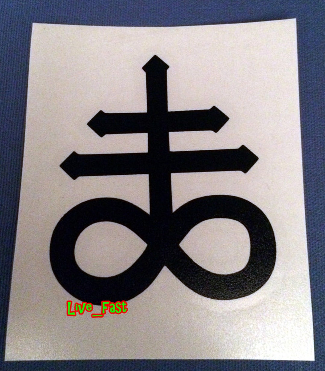 Leviathan Symbol Decal: Satanic Occult Sticker Ireland