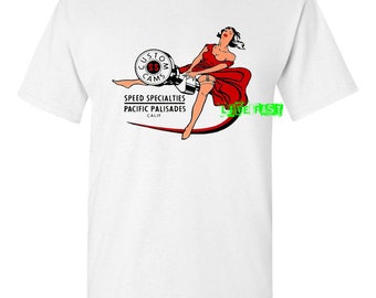 Vintage SS Custom Cams T-Shirt: Hot Rod Muscle Car Design