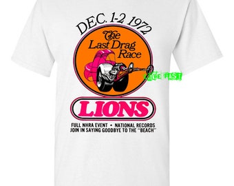 DRAG RACING T Shirt vintage retro drag strip dragster hot rod muscle car 1970's
