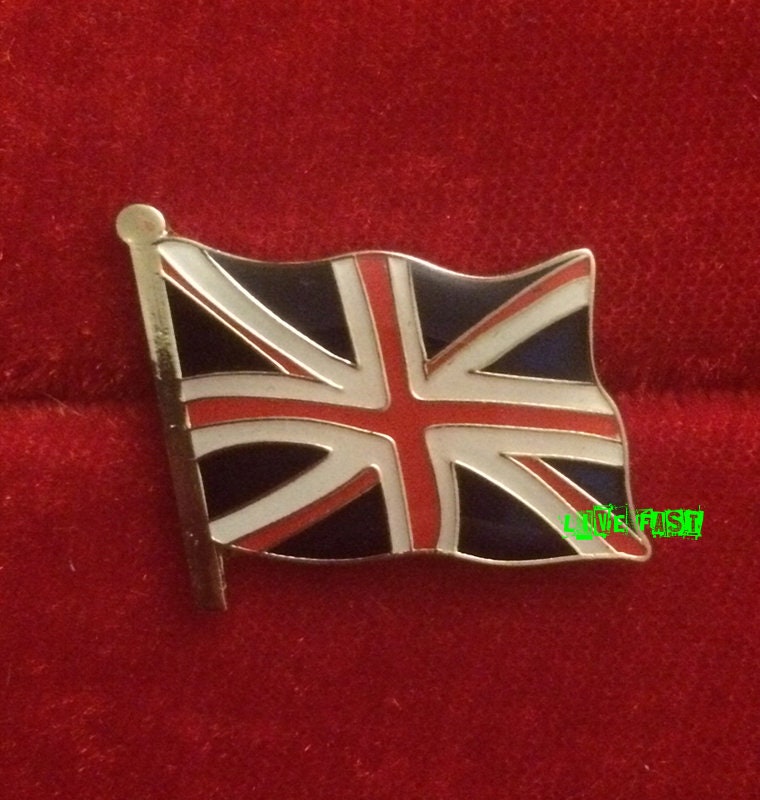 Pins Pin Badge Pin's Metal Drapeau Royaume Uni Anglais Union Jack Anglais