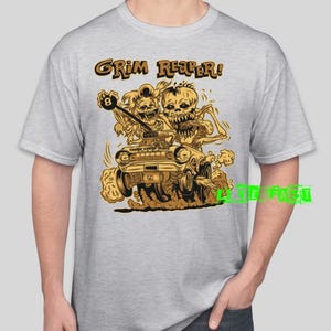 HOT ROD ART T Shirt ed roth rat fink style classic cars muscle car
