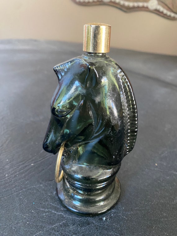 Vintage 1968 Avon Horse Perfume bottle Gem