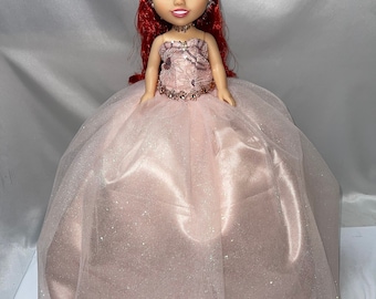 26" DISNEY THEMED Ariel Quinceañera Rose gold and Rose gold Dress