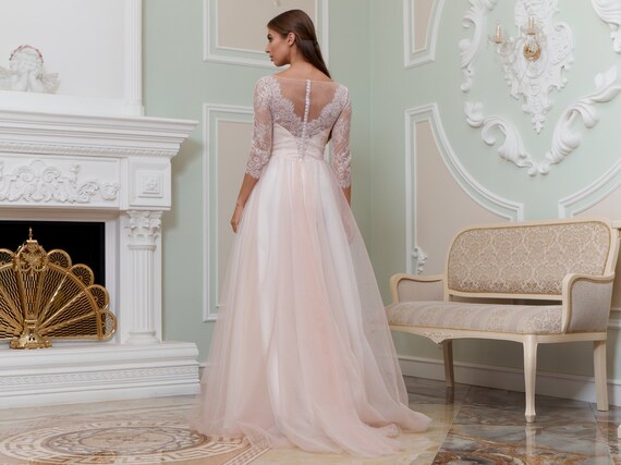 Luxury Ball Gown White Long Sleeves Wedding Dresses 2020 Muslim Lace Dubai Arabic Wedding Gown Bride Dress Robe De Mariee Wedding Dresses Aliexpress